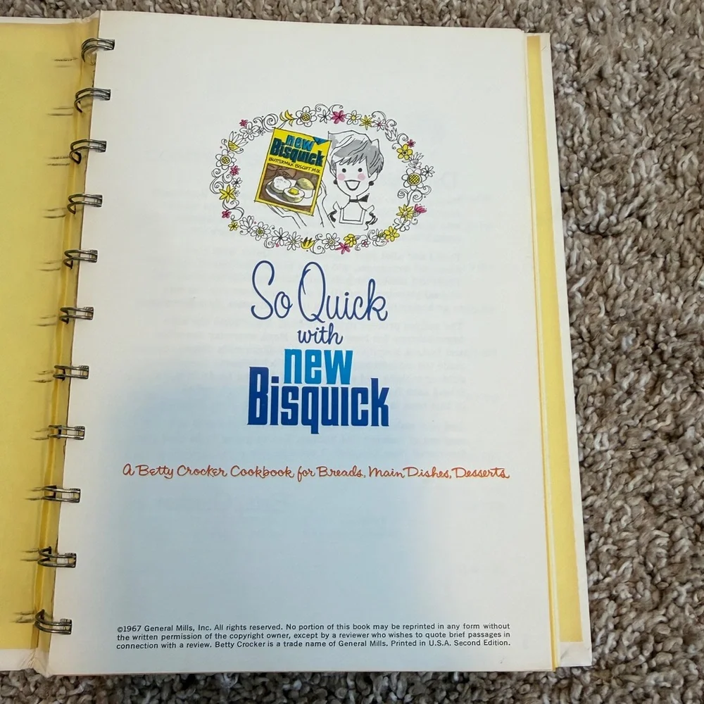 Betty Crocker Vintage Bisquick Cookbooks Lot of 3 1964 1967 1971 Small Spiral